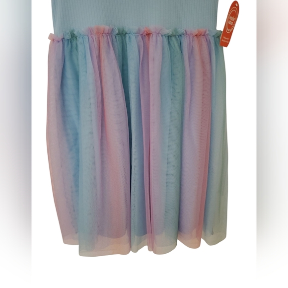 Wonder Nation Girls 18 Rainbow Tutu Dress New - Picture 4 of 7